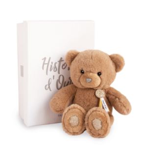 Peluche Ours Charms Marron Clair 24 cm